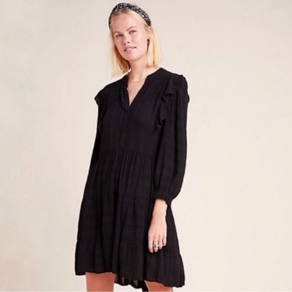 Anthropologie Amadi Rossi Dress in Black